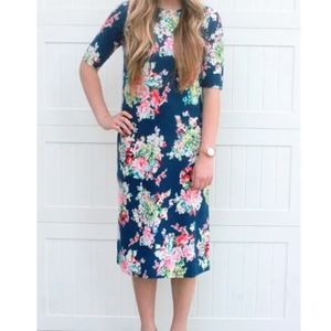 Sign Here every day tee dress Navy Floral